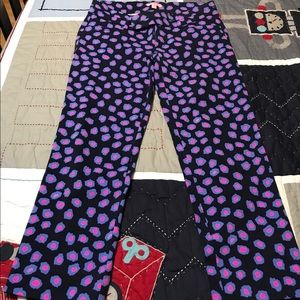 NWOT  Lilly Pulitzer Luxury Capri 4 navy pink